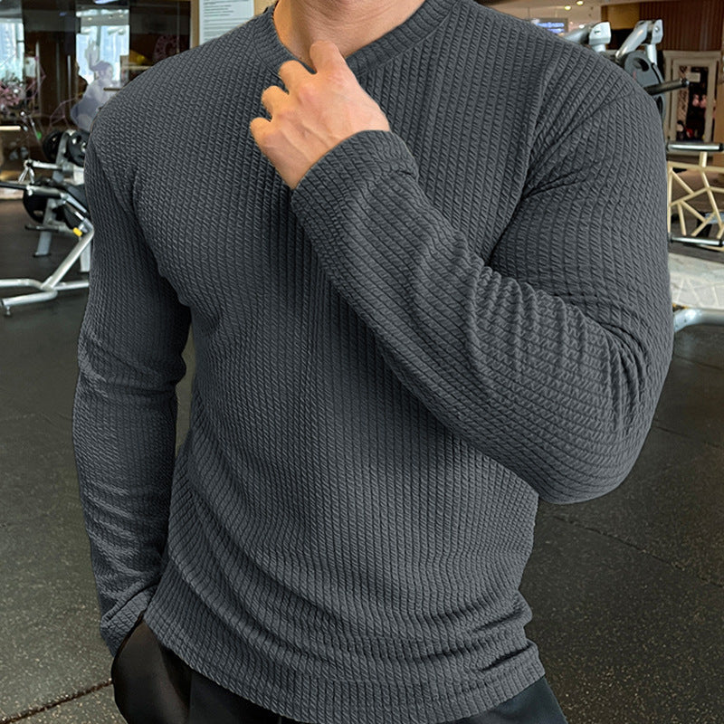 Maglione classico a maniche lunghe da uomo