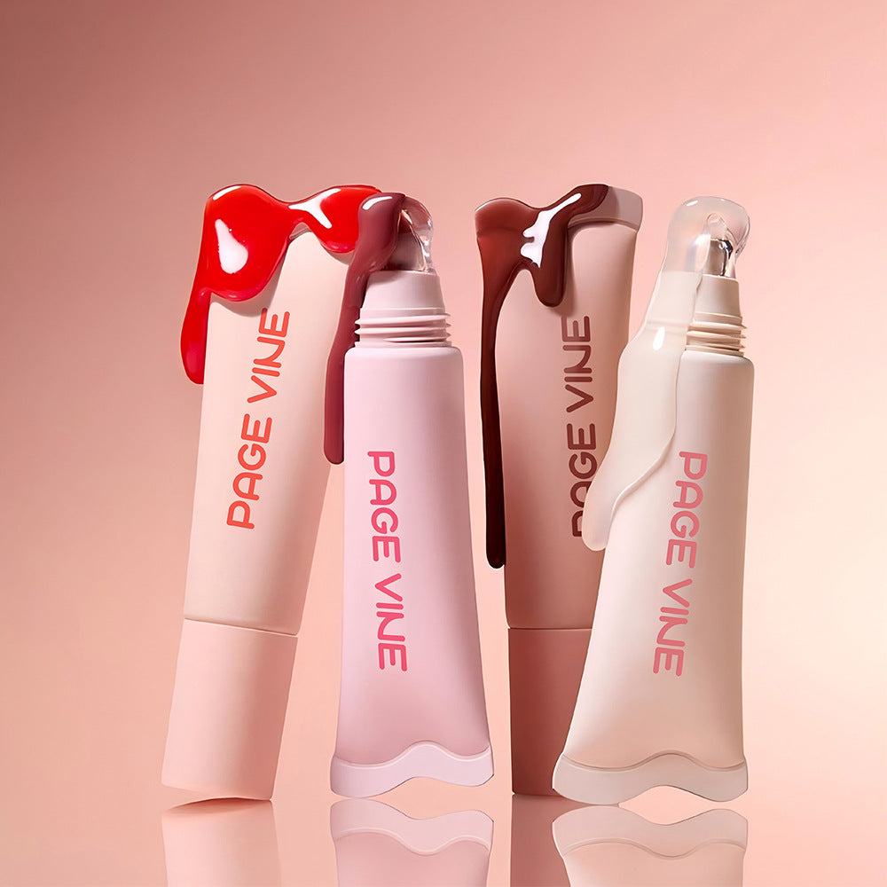 4-color Brightening Lip Balm Moisturizing Exfoliating Skin Long-Lasting Moisturizing Lip G