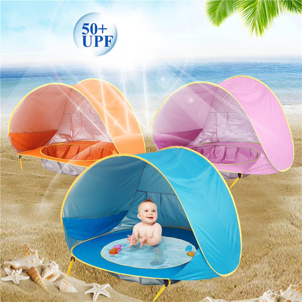Pop-up-Baby-Strandzelt mit Sonnenschutz