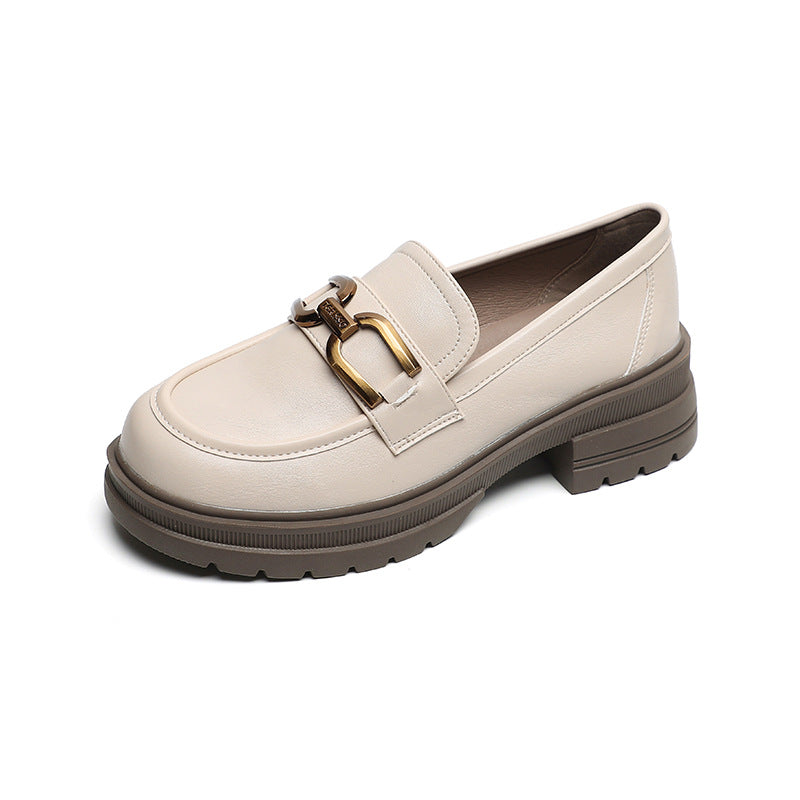 Women's Chunky-Heel Platform Loafers
