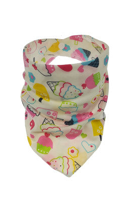 Waterdichte driehoekige baby-slabbetjes van katoen met cartoonprint, bandana-slabbetjes voor kwijlen, pasgeborene