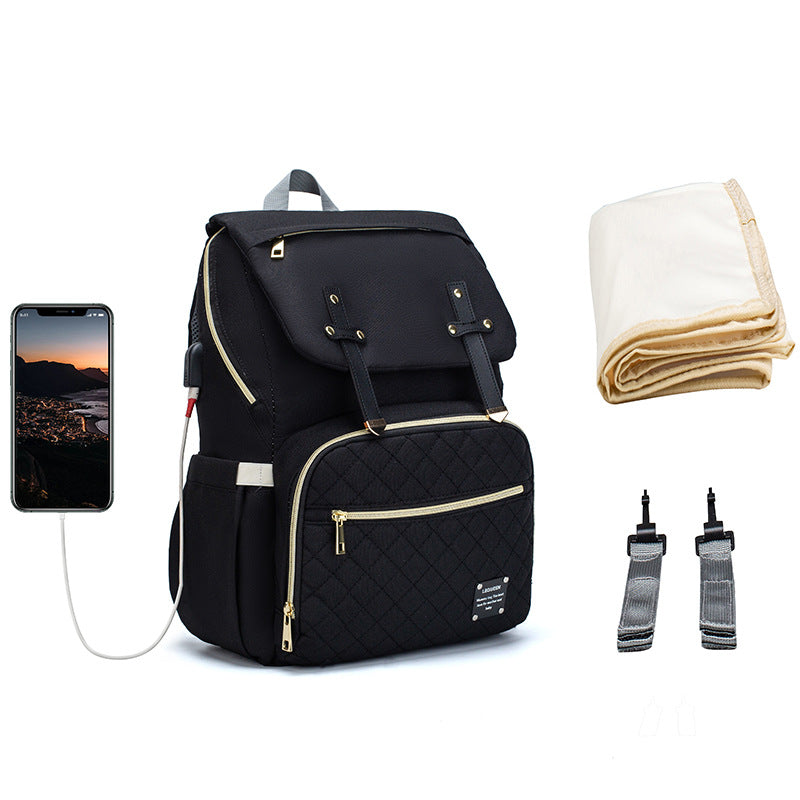 Bolso maternal de gran capacidad multifuncional LEQUEEN