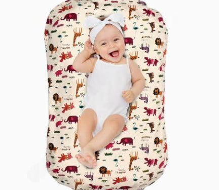 Portable Baby Nest Lounger, Cotton Newborn Bed