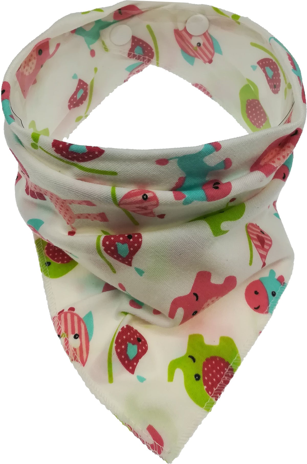 Waterdichte driehoekige baby-slabbetjes van katoen met cartoonprint, bandana-slabbetjes voor kwijlen, pasgeborene