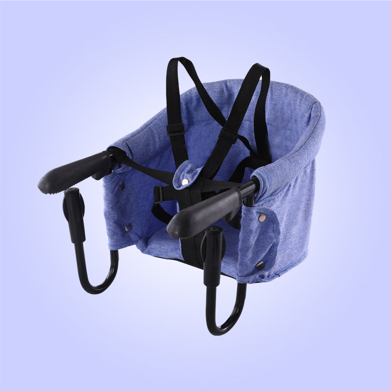 Portable Baby High Chair Seat Cover with Safety Belt
