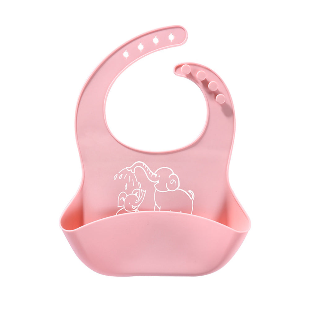 Bavoir bébé repas en silicone sac à salive