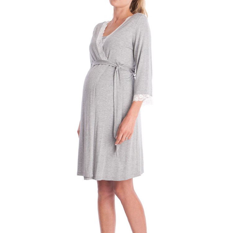 Maternity V-Neck Nightdress