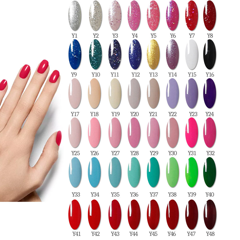 Lâmpada de Unhas de 80W e Conjunto de Verniz Gel, Kit Secador de Unhas UV LED