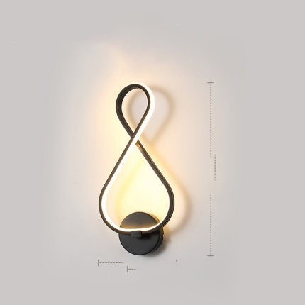 Nordische minimalistische LED-Wandleuchte