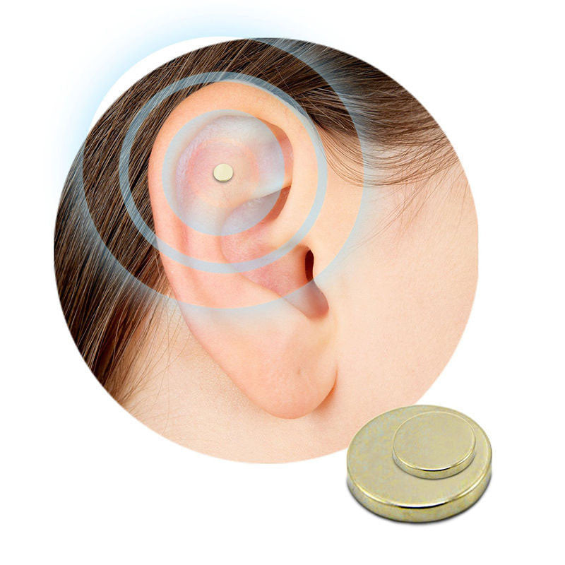 Magnetische oorclips, goudkleurig