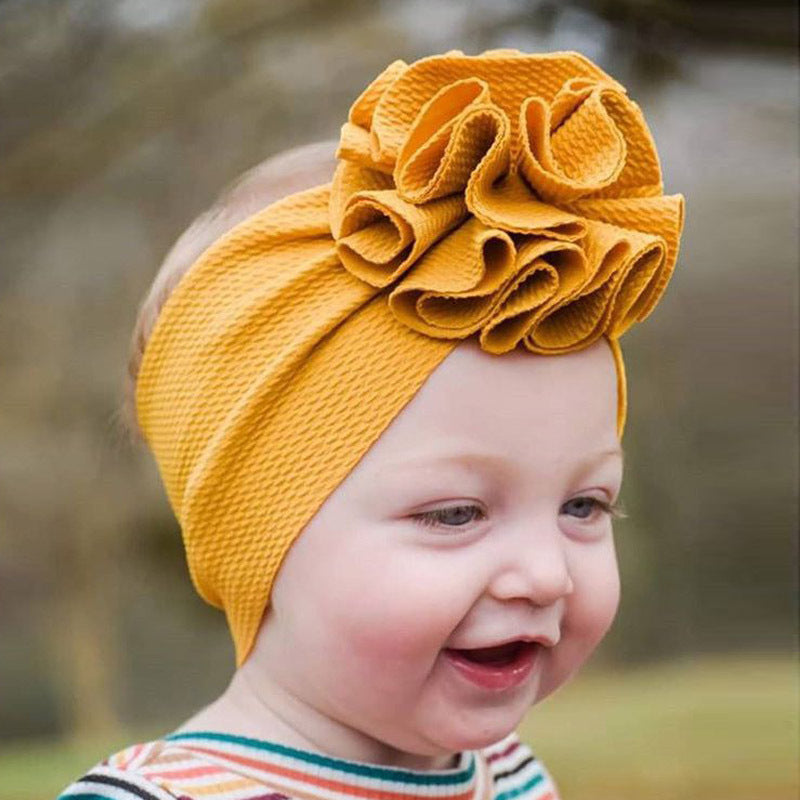 Baby Flower Headband, Soft Stretch