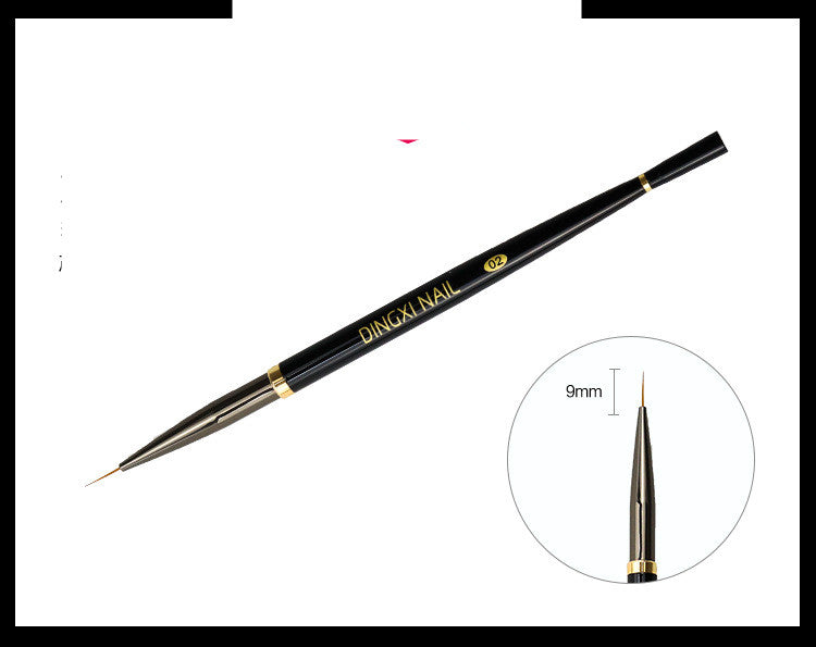 Set di pennelli per nail art, 5 penne di precisione