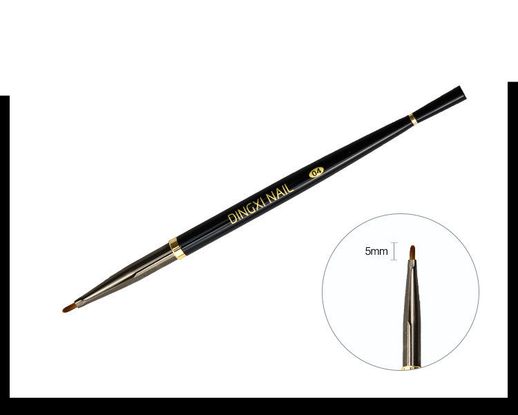 Set di pennelli per nail art, 5 penne di precisione