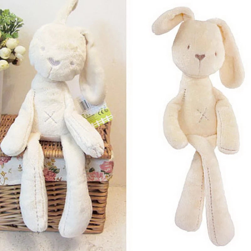 Peluche de conejo suave, muñeco de animal de peluche para bebés y niños, regalo de animales
