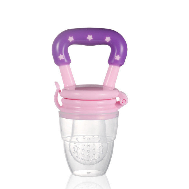 Siliconen baby-fruitfopspeen met clip
