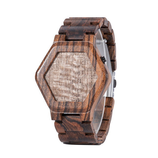 LED Wooden Watch