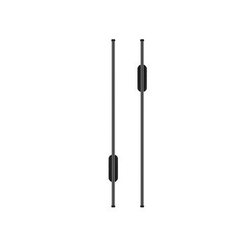 Moderne LED-wandlamp met lange strip