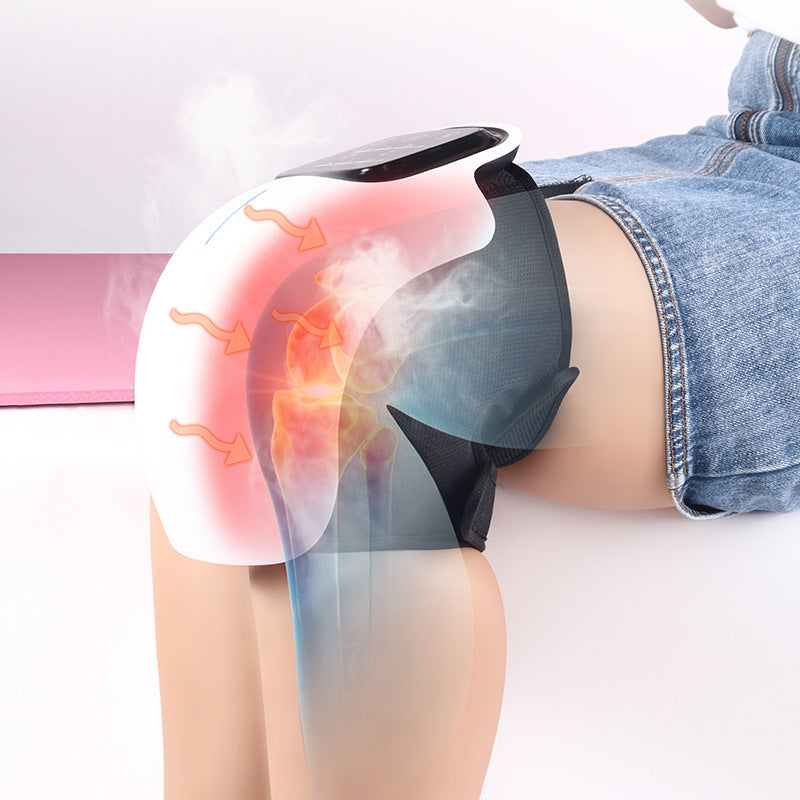 Masajeador de rodilla recargable con calor y vibración