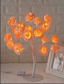 LED Rose Tree Table Lamp