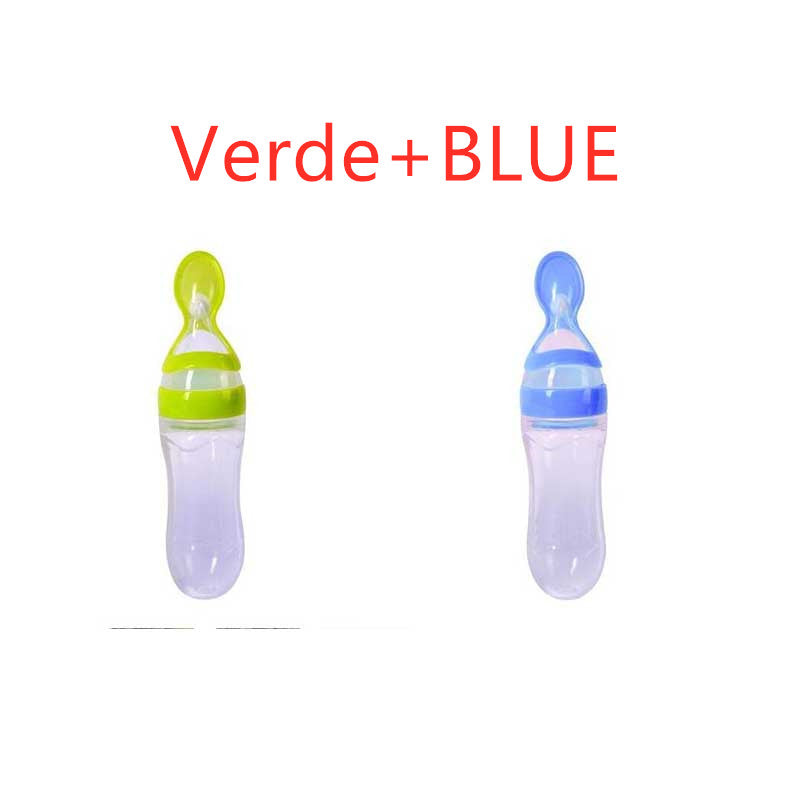 Biberon dosatore con cucchiaio per neonati