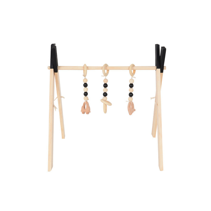 Gimnasio de madera para bebés, estructura de actividades para infantes