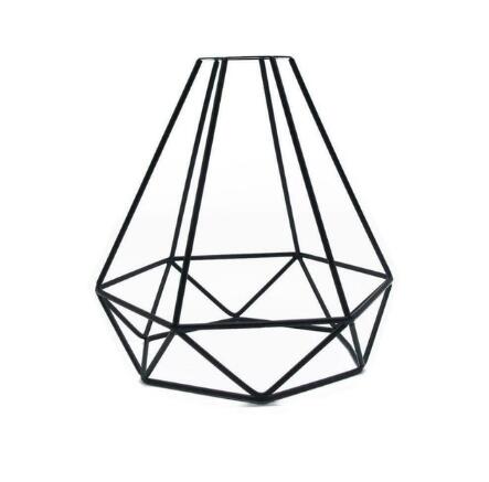 Candeeiro de Mesa Minimalista em Ferro Oco