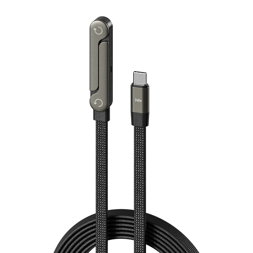 Câble de charge rapide avec support de téléphone pliable