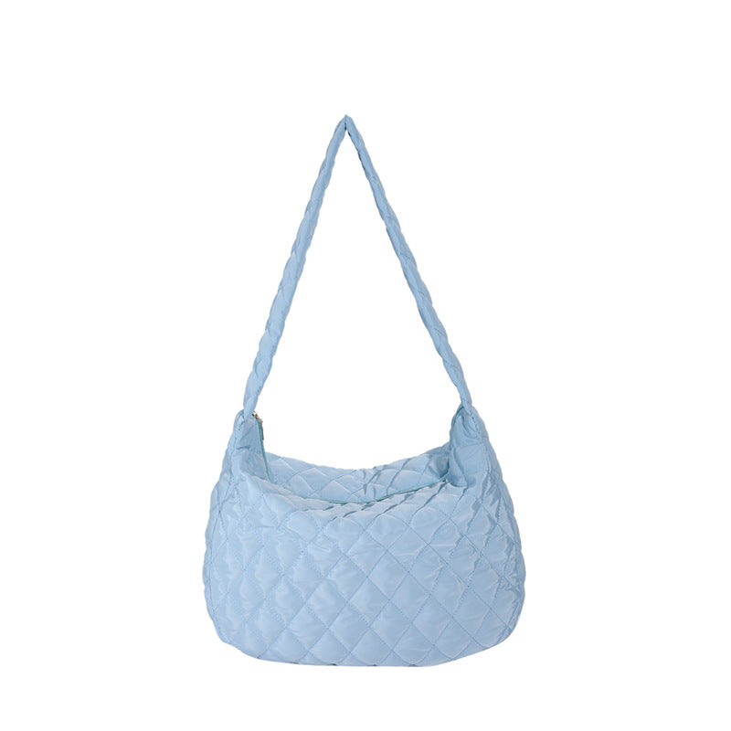 Winter Personalized Bags for Women Crossbody Bag with Rhombus Stitching Design Commuting C