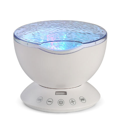Projecteur de vagues océaniques veilleuse avec haut-parleur