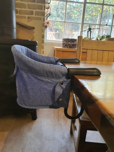 Portable Baby High Chair Seat Cover with Safety Belt