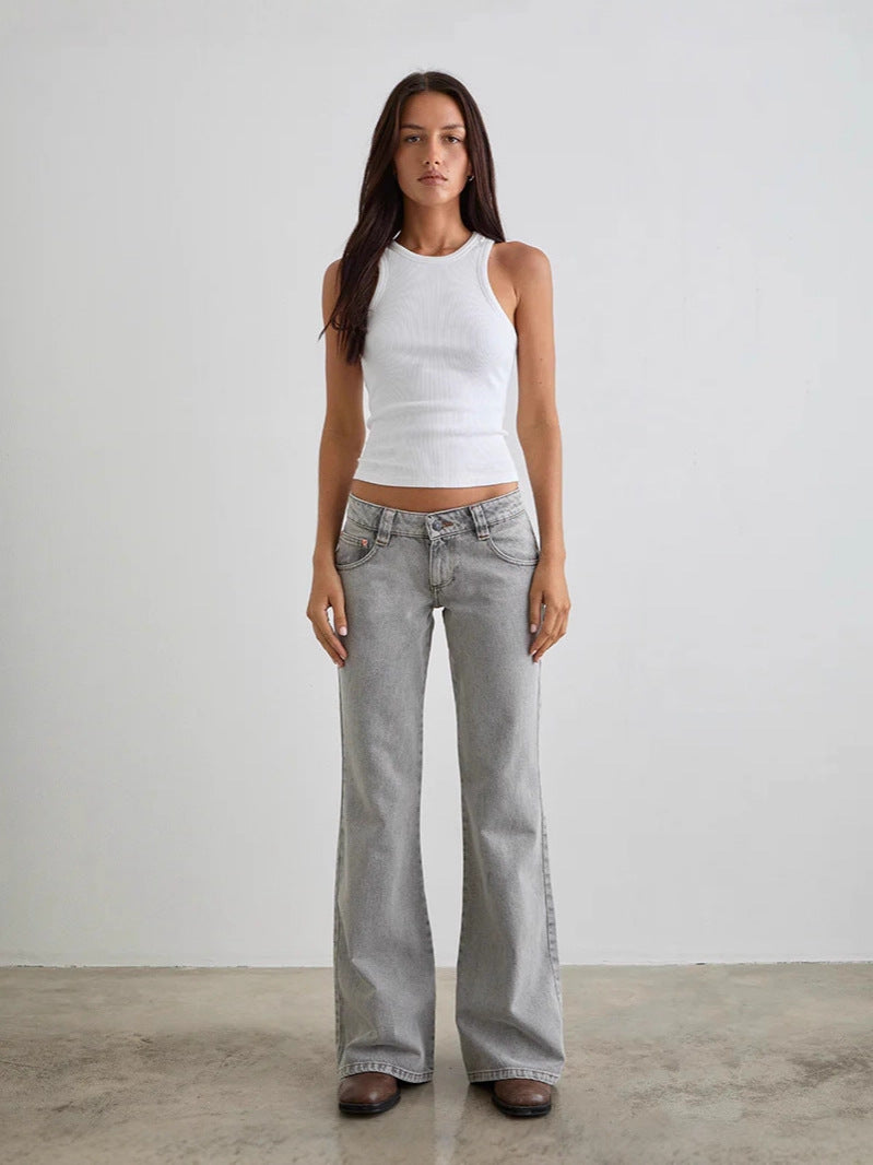 Slim Micro-Flared Stretch Jeans