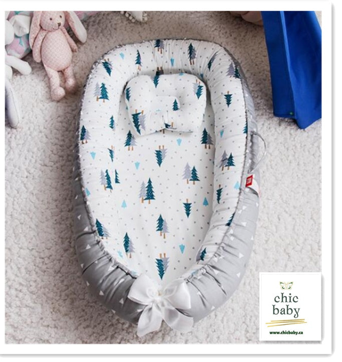 Tragbares Babybett für Kinder, herausnehmbar und waschbar, Reisebett für Säuglinge und Kleinkinder