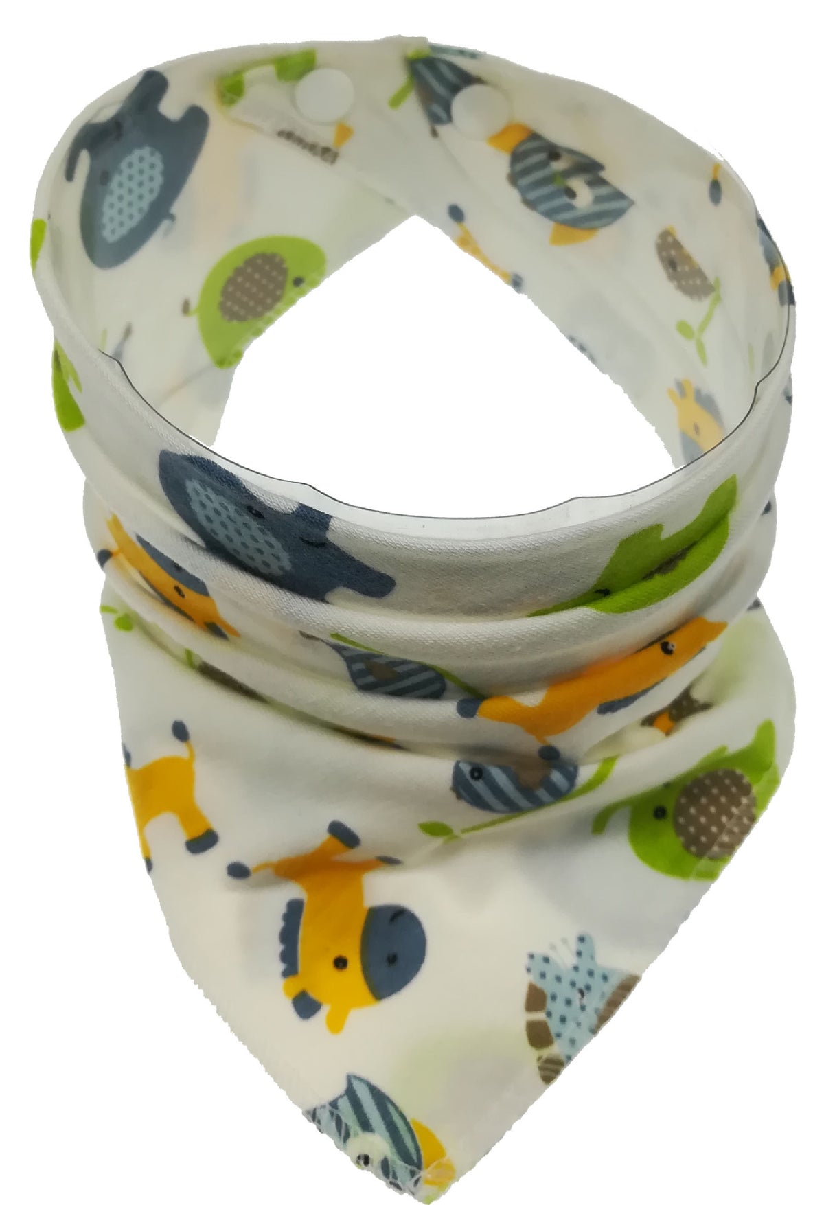 Waterdichte driehoekige baby-slabbetjes van katoen met cartoonprint, bandana-slabbetjes voor kwijlen, pasgeborene
