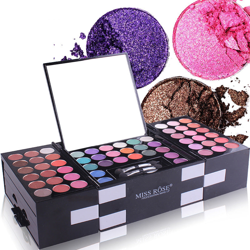 Mehrfarbiges Lidschatten- und Gesichts-Make-up-Paletten-Set