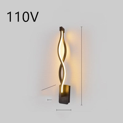 Nordische minimalistische LED-Wandleuchte