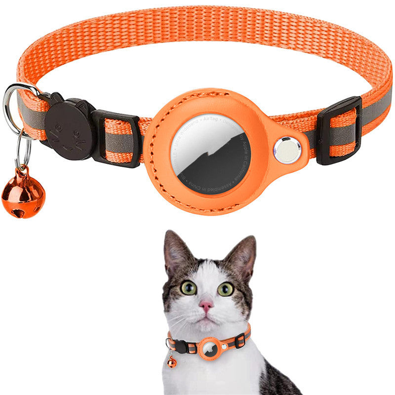 Coleira Refletora para Animal de Estimação com Suporte para AirTag