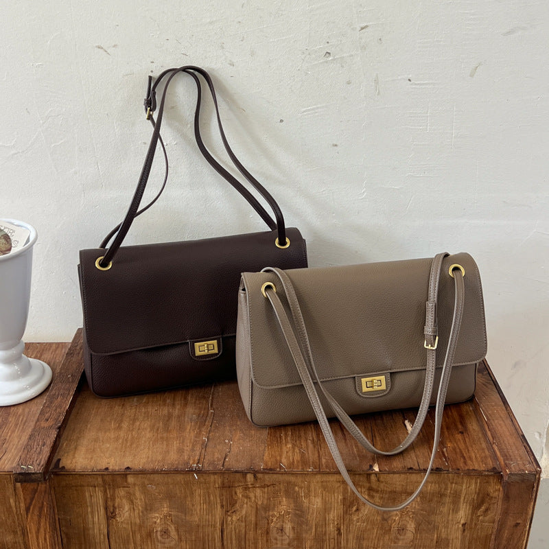 Grote schouder- en okseltas voor dames in crossbody-stijl