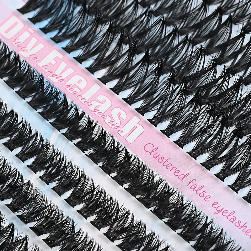 Lash Cluster Kit, 640 stuks, 9-16mm D-krul