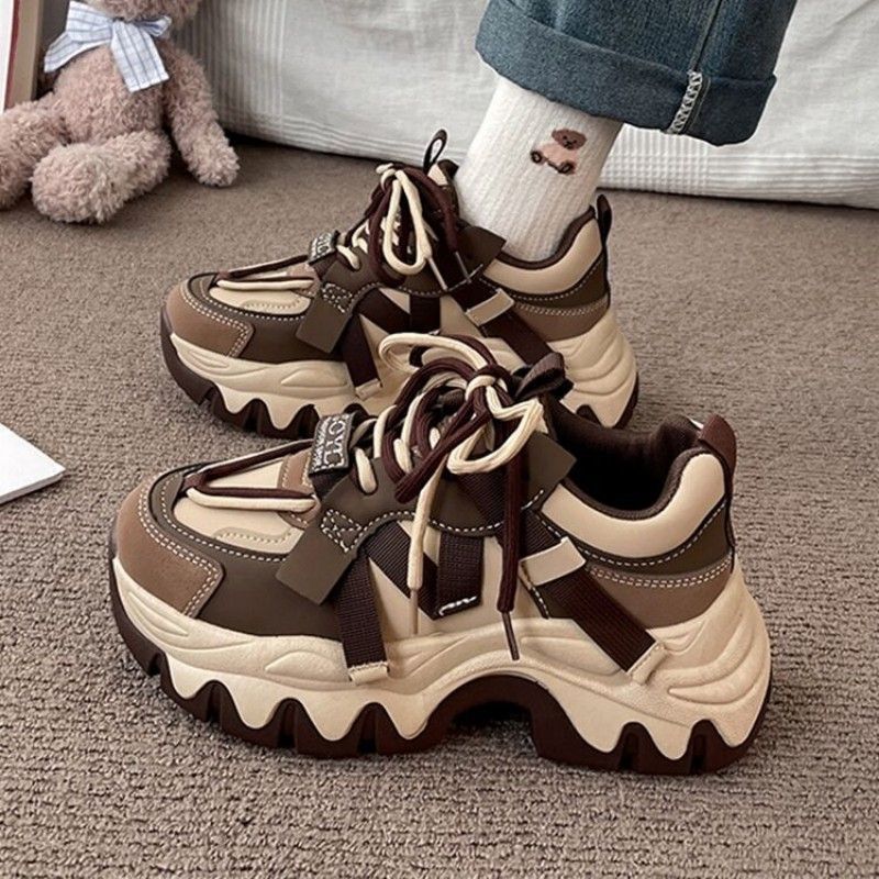 Damen-Sneaker mit klobiger Sohle