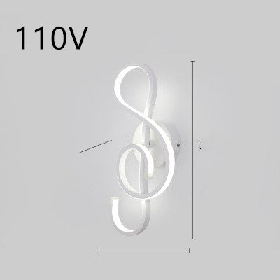 Nordische minimalistische LED-Wandleuchte