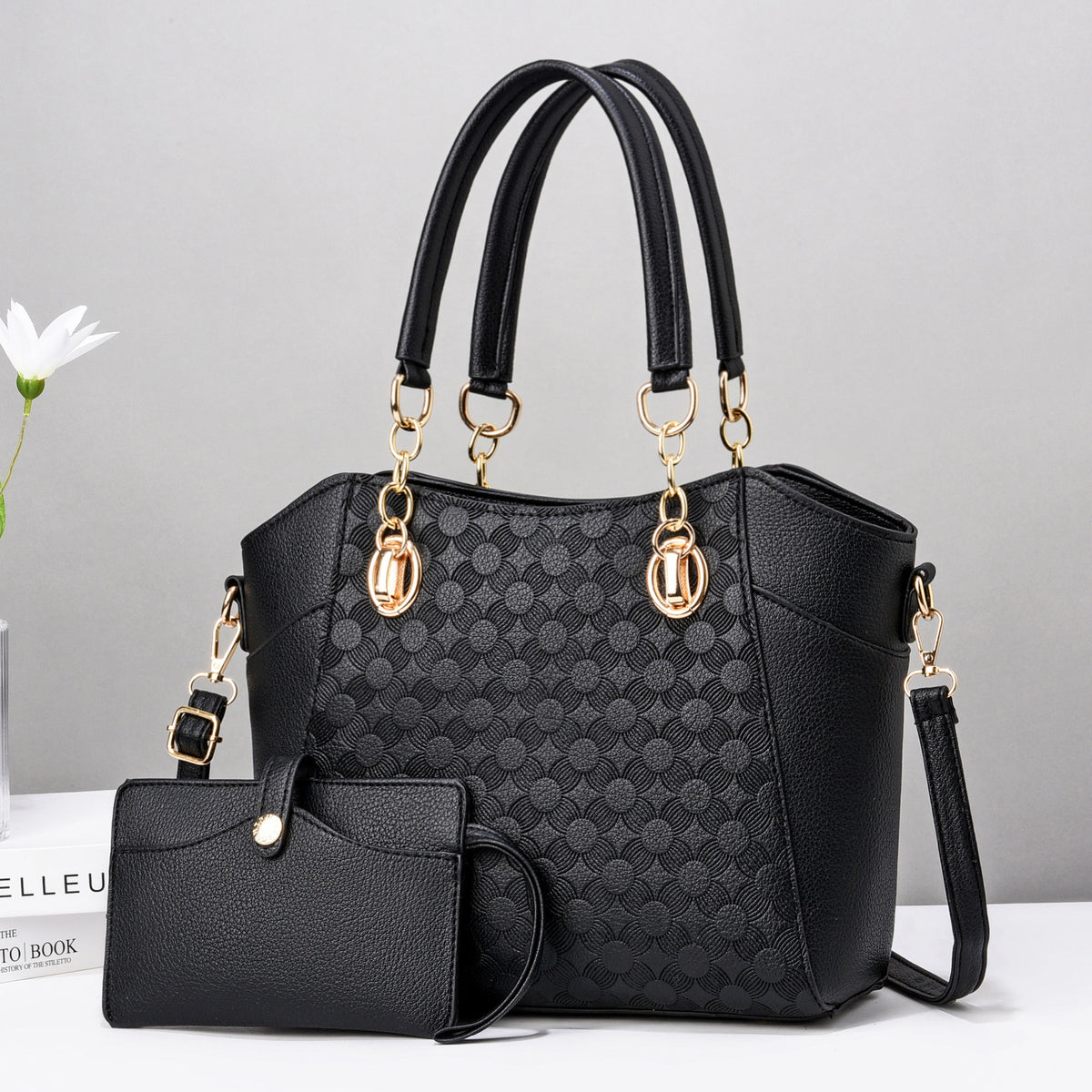 Bolso bandolera retro para mujer, bolso de hombro estructurado