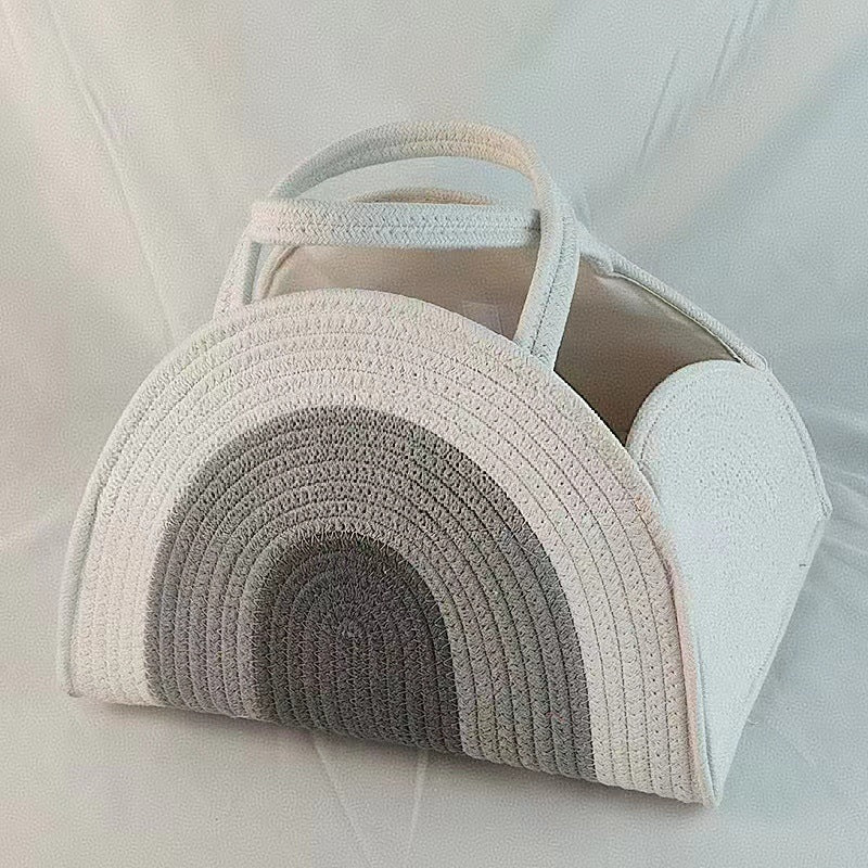 Cotton Rope Diaper Caddy Basket