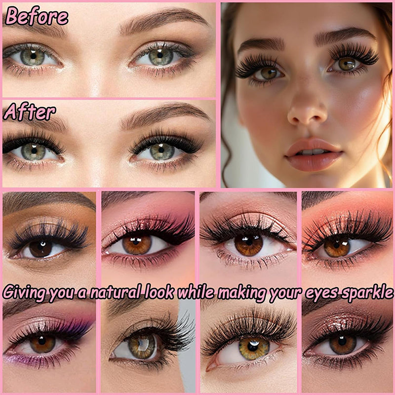 Lash Cluster Kit, 640 stuks, 9-16mm D-krul