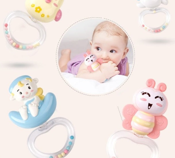 Babyrasseln Kinderwagen-Mobile Spielzeughalter Rotierendes Mobile Bettglocke Spieluhr Projektion Neugeborene