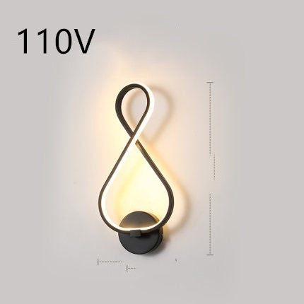 Nordische minimalistische LED-Wandleuchte