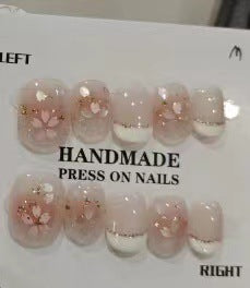 Handmade Press-On Nails, Multiple Styles