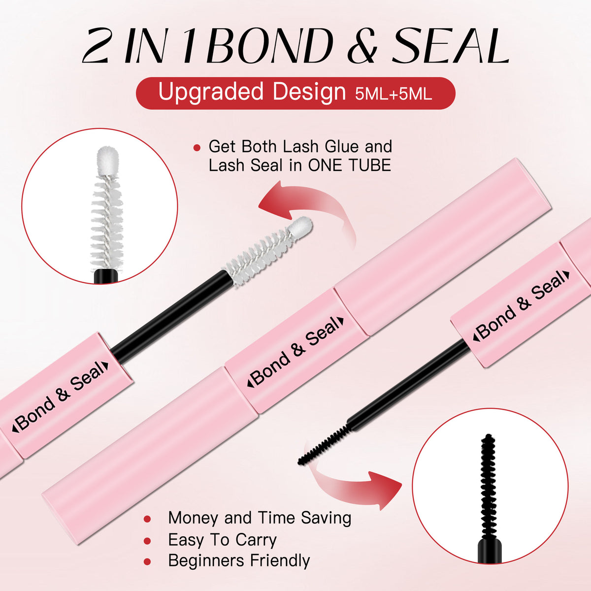Lash Cluster Kit, 640 stuks, 9-16mm D-krul