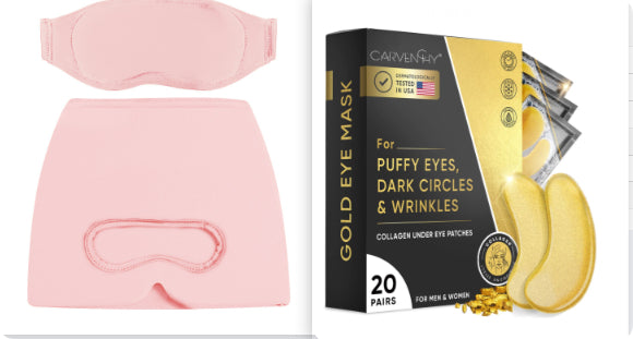 24K Gold Under-Eye Patches, 20 Pairs