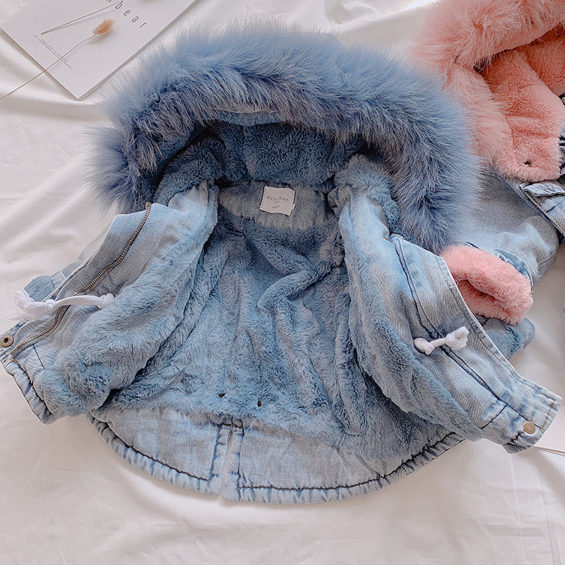 Jeansmantel für Mädchen