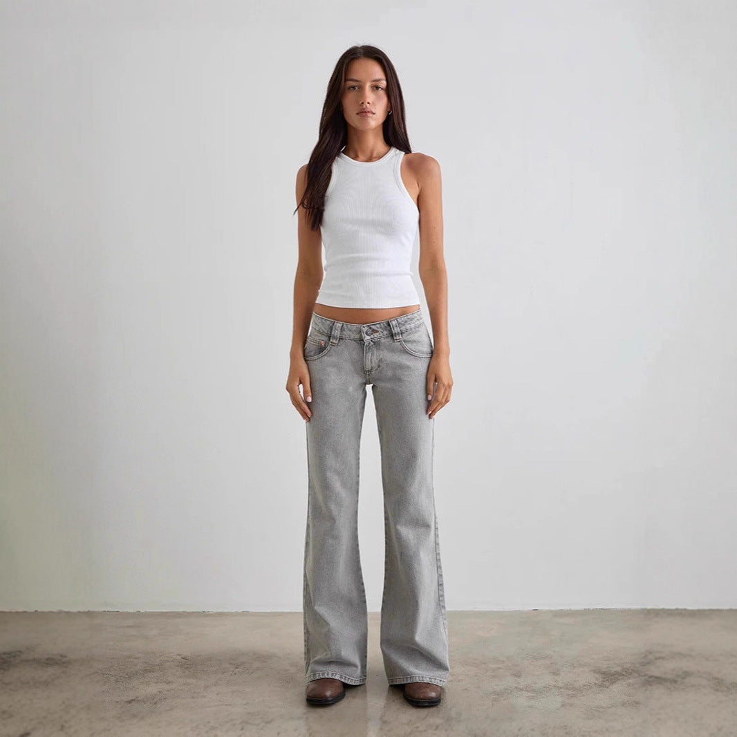 Slim Micro-Flared Stretch Jeans